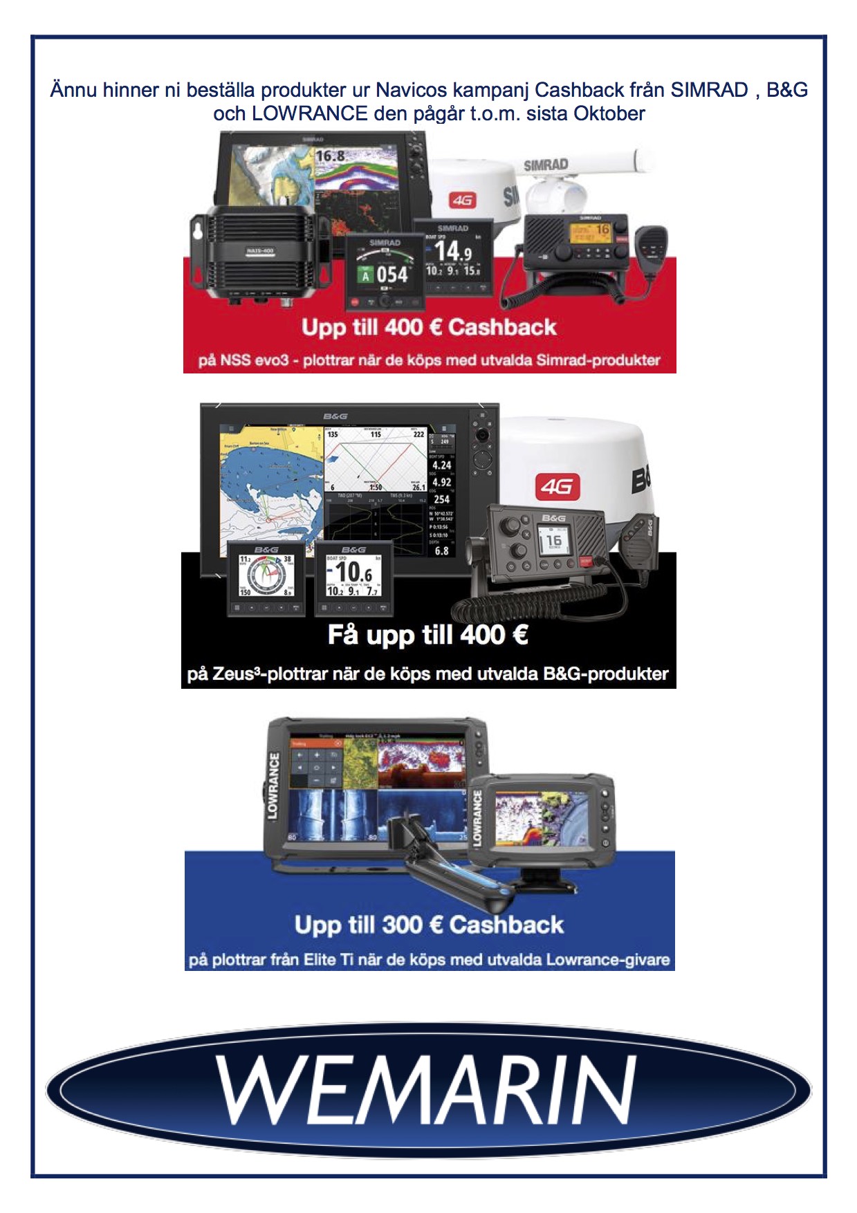 Navico cashbackkampanj17